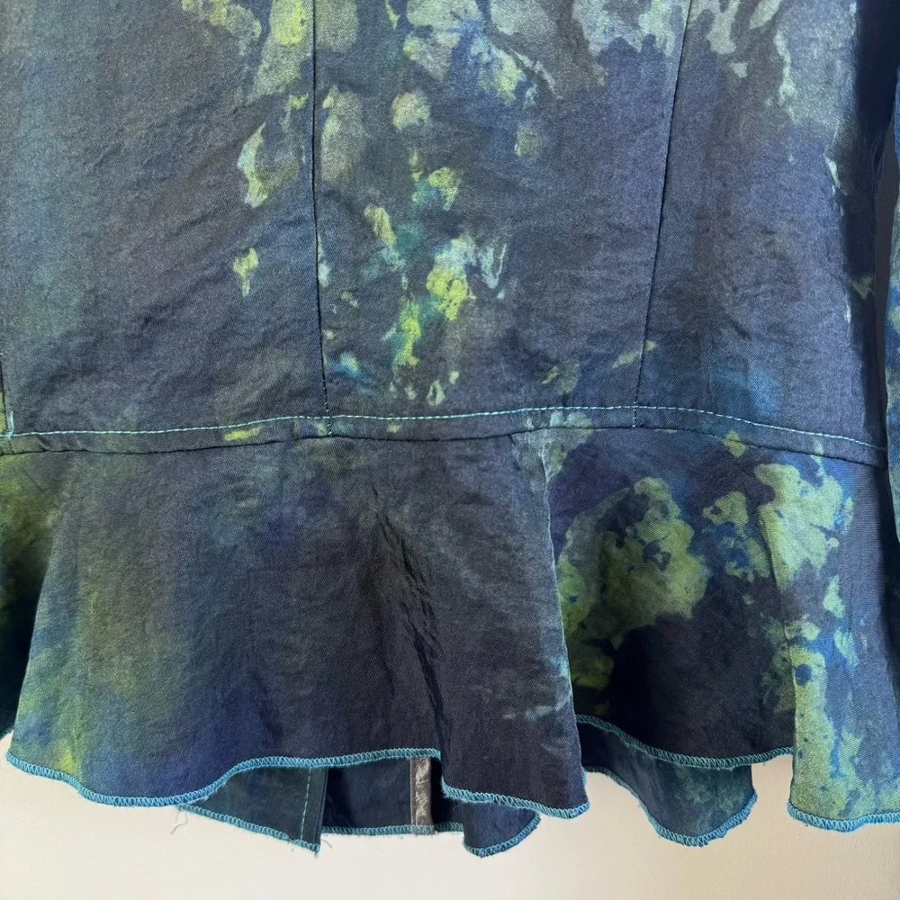 Julie and Martin Venzal The New Collection Laguna Beach Jacket Large Taffeta Vtg